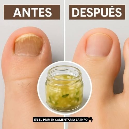 Cambio increíble en la uña del pie después del tratamiento