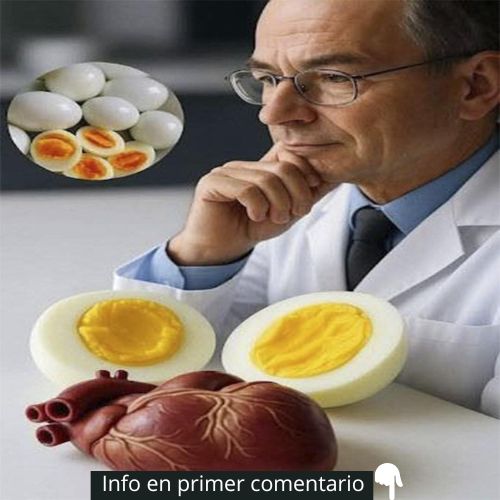 Huevos cocidos y modelo de corazón
