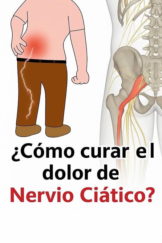 Ilustración del dolor lumbar y ciática