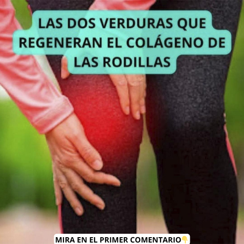 Las Dos Verduras que Regeneran el Colágeno de las Rodillas