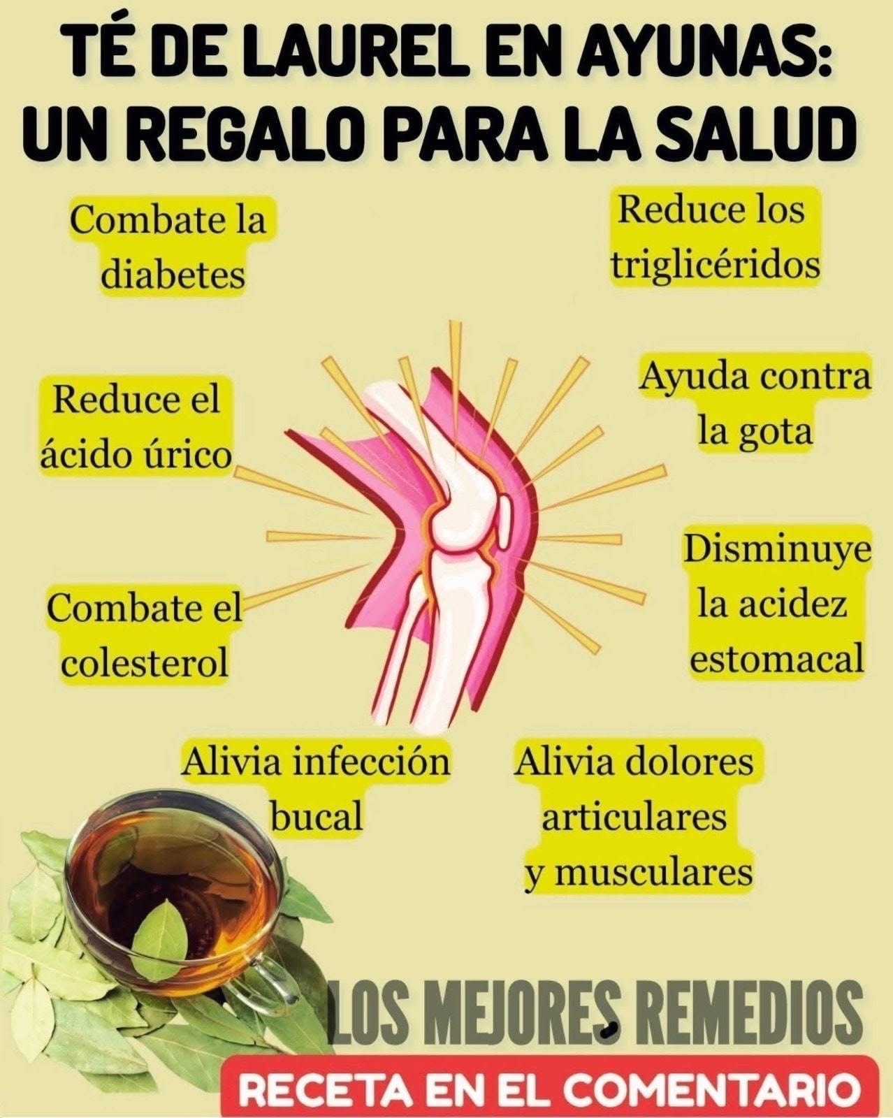 Té de Laurel en ayunas