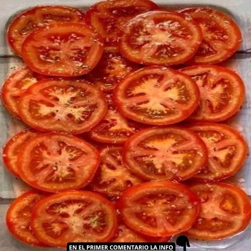 Rodajas de tomate fresco