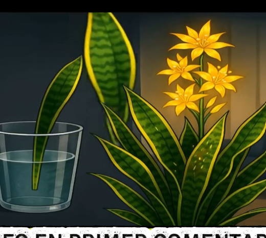 Lengua de Suegra floreciendo