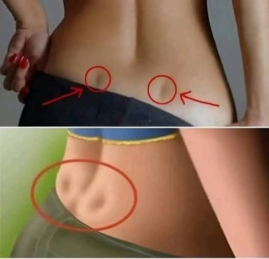 Si tienes estos dos hoyuelos en la espalda baja, tu cuerpo está diciendo algo interesante