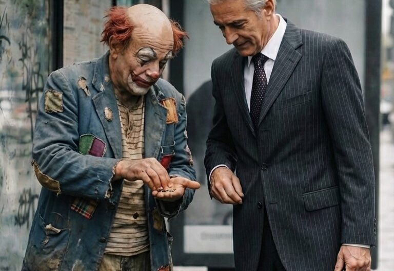 Payaso le da lección a este hombre arrogante