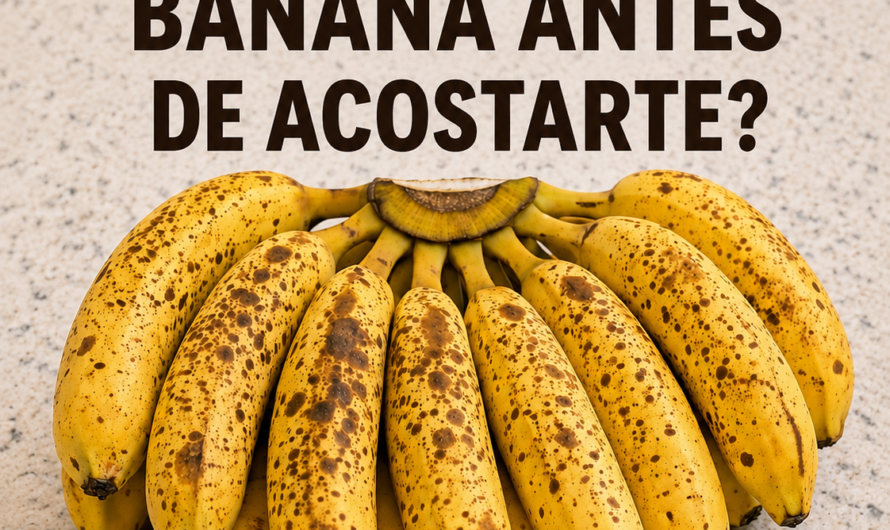QUE LE PASA A TU CUERPO CUANDO COMES BANANA ANTES DE DORMIR