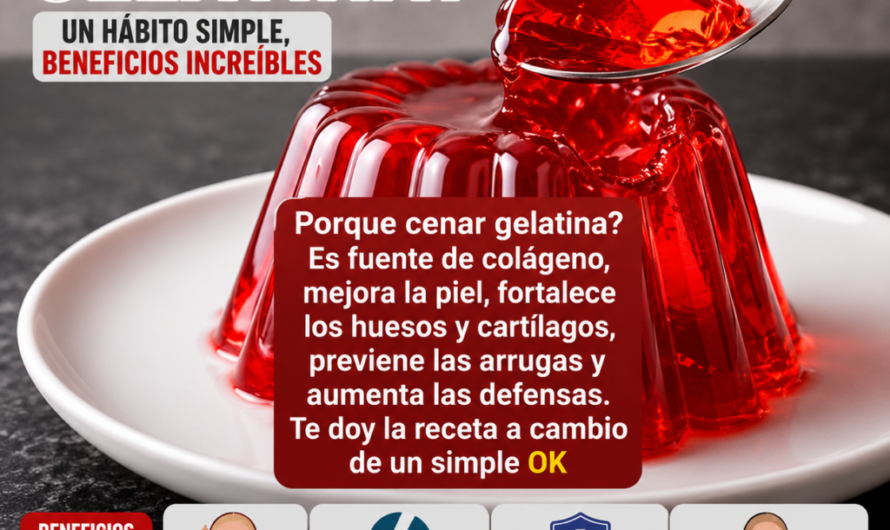 Gelatina en hospitales: qué beneficios tiene realmente durante la recuperación