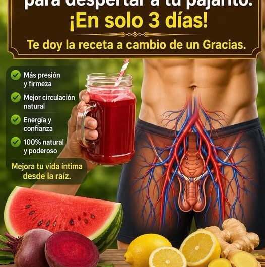 Sandía y remolacha: una bebida popular para la vitalidad masculina, sin promesas milagrosas