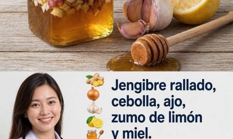 Jengibre, cebolla, ajo, limón y miel: receta natural, beneficios reales y precauciones