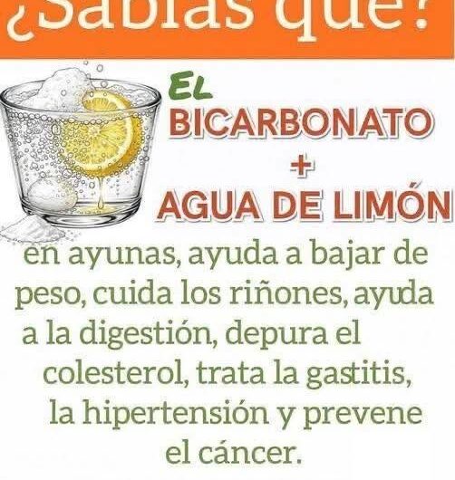 Bicarbonato con agua de limón: beneficios reales, riesgos y cómo usarlo con cuidado