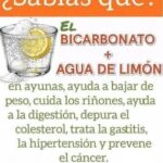 Bicarbonato con agua de limón: beneficios reales, riesgos y cómo tomarlo con cuidado