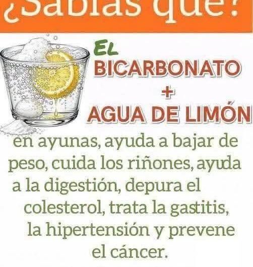 Bicarbonato con agua de limón: beneficios reales, riesgos y cómo tomarlo con cuidado