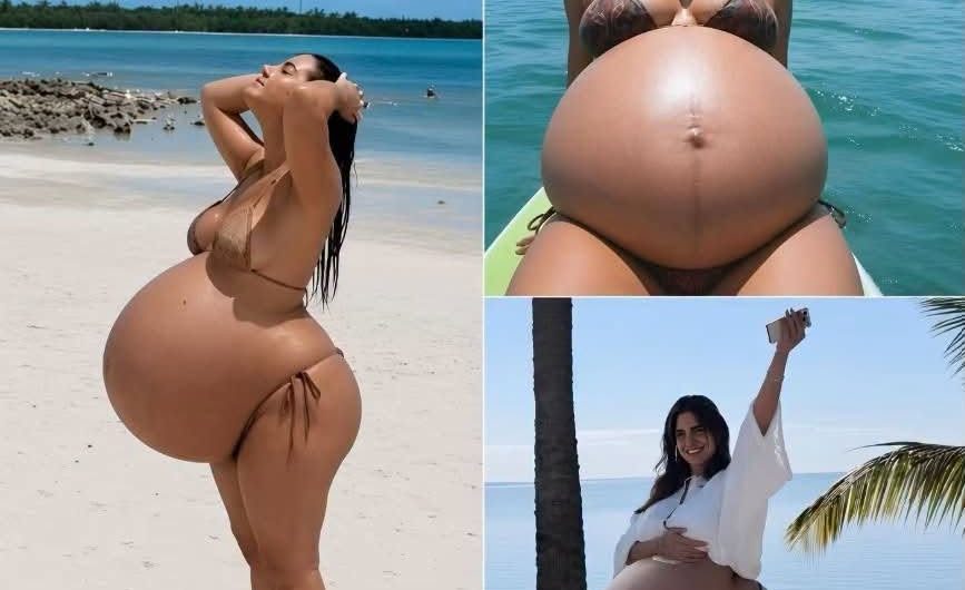 Foto viral de un embarazo con abdomen muy grande: qué puede explicarlo y qué no se puede saber por una imagen