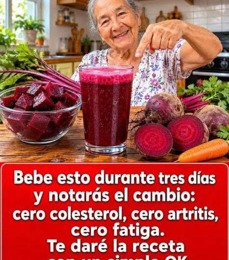Jugo de remolacha: beneficios reales, receta y qué puede hacer por el colesterol, las articulaciones y la energía