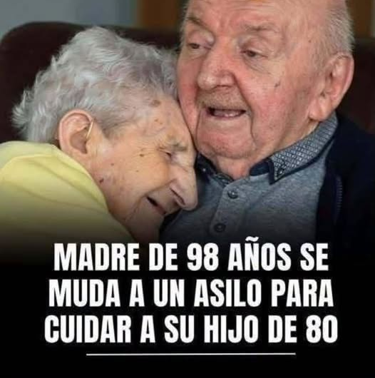 una residencia para estar con su hijo de 80