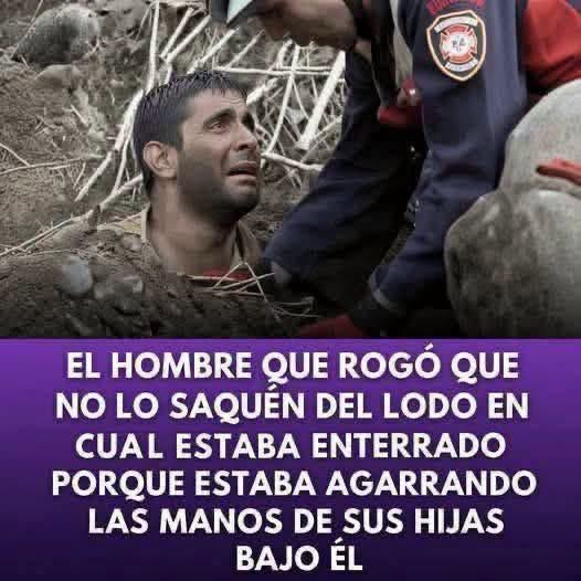 El padre que se negó a soltar a sus hijas bajo el lodo: la verdad detrás del video viral