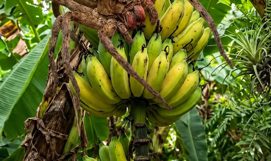 El curioso caso de la araña bananera: entre el peligro natural y la investigación médica