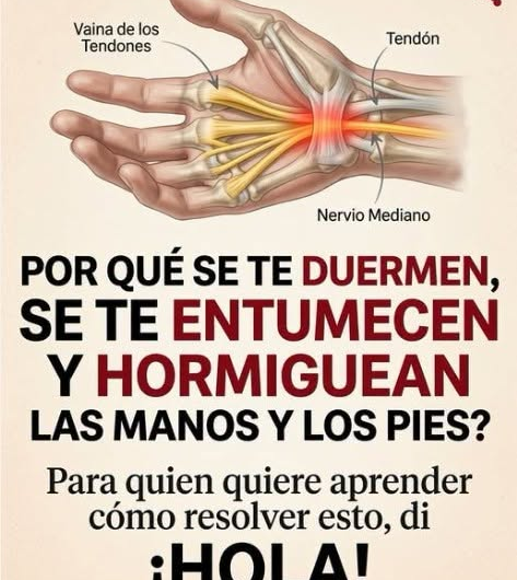 Manos y pies dormidos al dormir: qué puede significar el hormigueo nocturno