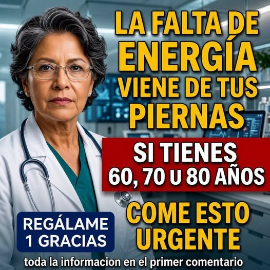 Falta de energía después de los 60: por qué la fuerza de las piernas importa y qué comer