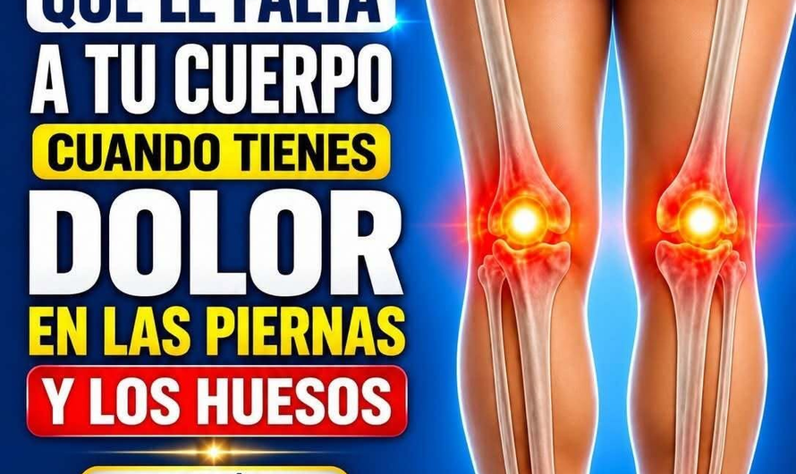Vitamina D y dolor de piernas y huesos: cuándo una deficiencia puede ser la causa