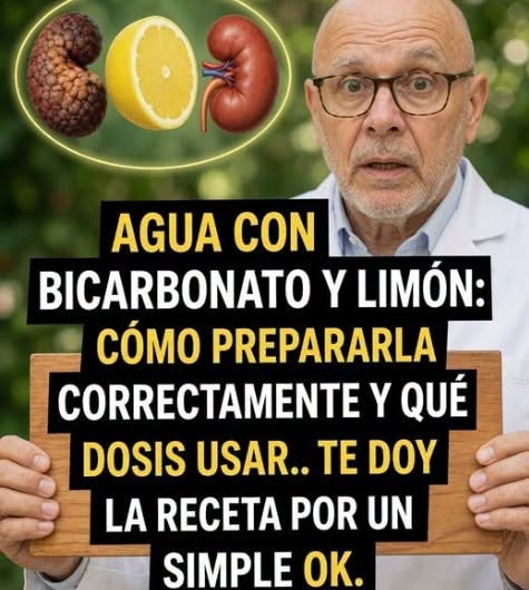 Agua con bicarbonato y limón: qué ocurre al mezclarlos, cómo usarlo y qué riesgos evitar